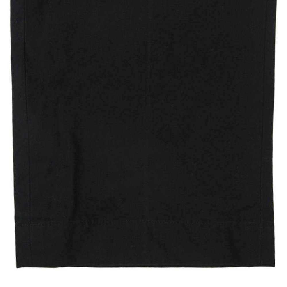 COMME des GARCONS HOMME PLUS コムデギャルソンオムプリュス PM-P055 オムプリュス コットン スラックス パンツ ブラック系 S【中古】
