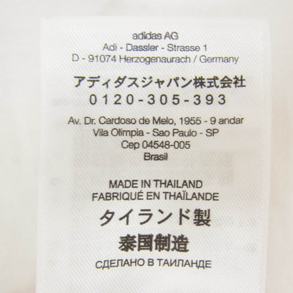 Y-3 Yohji Yamamoto ワイスリー ヨウジヤマモト 16C001 ADIDAS アディダス バックロゴ 半袖 Tシャツ ホワイト系 S/P【中古】