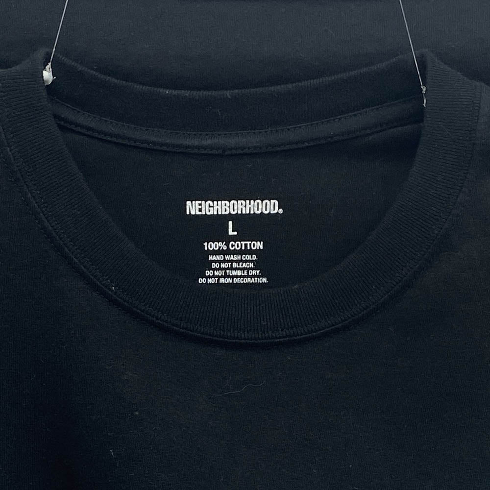 NEIGHBORHOOD ネイバーフッド 23SS SPOT NH SAHIBUYA TEE LOVE FROM TOKYO スポット シブヤ ラブ フロム トウキョウ 半袖 Tシャツ ブラック系 L【中古】