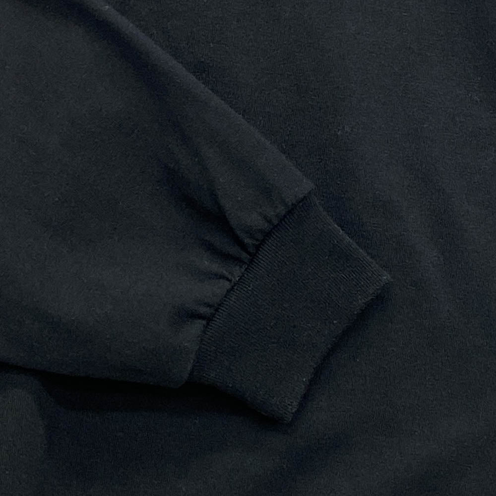 WTAPS ダブルタップス 21AW 212ATDT-CSM11 STENCIL LS COPO ステンシル ロゴ ロング スリーブ カットソー Tシャツ ブラック系 X 02【中古】