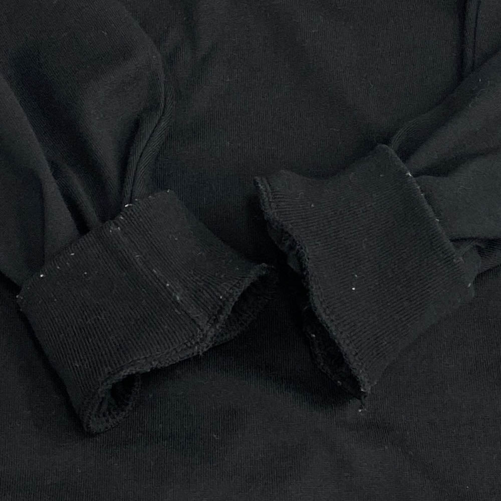 WTAPS ダブルタップス 21AW 212ATDT-CSM11 STENCIL LS COPO ステンシル ロゴ ロング スリーブ カットソー Tシャツ ブラック系 X 02【中古】