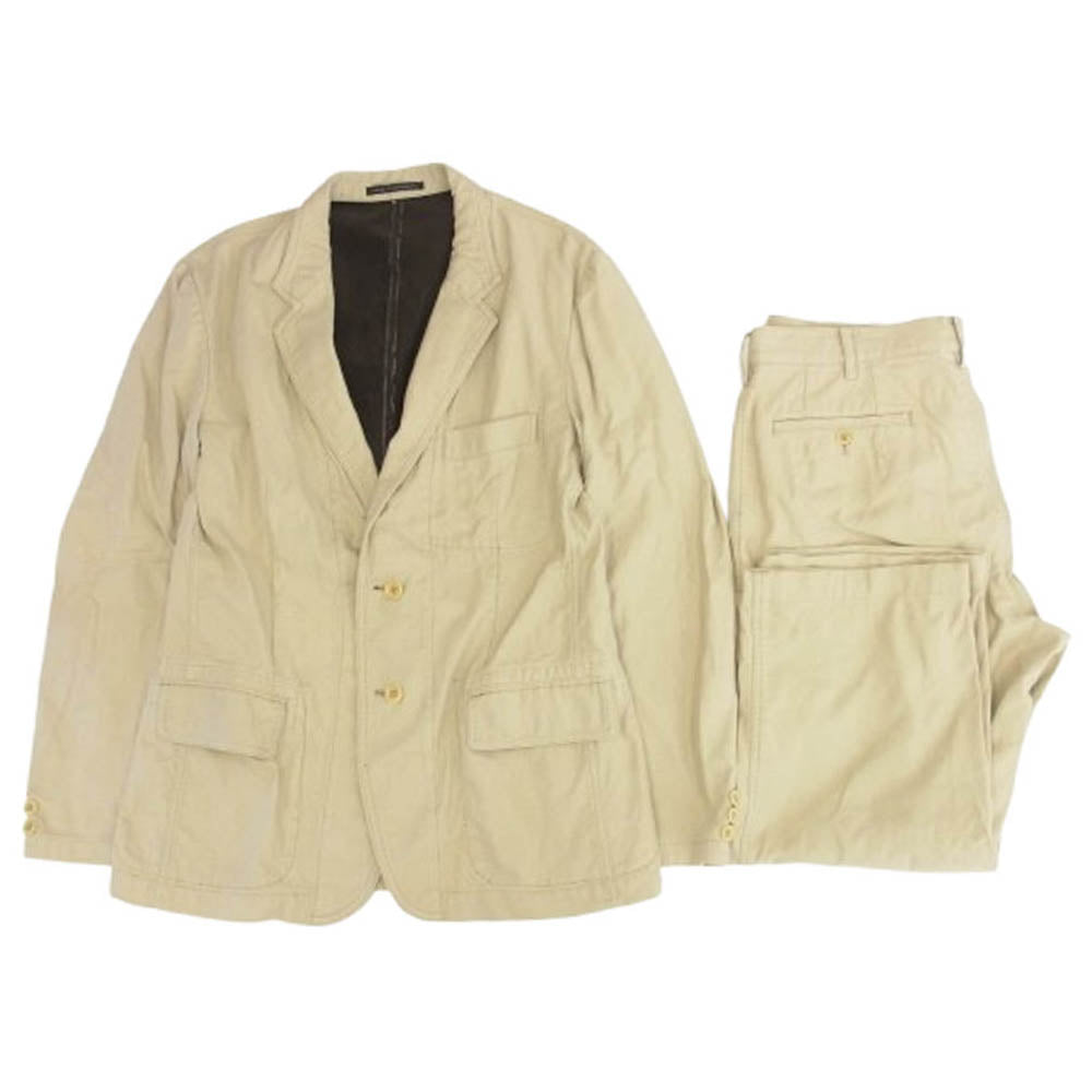 Y's Yohji Yamamoto ワイズ ヨウジヤマモト MJ-P09-022 ピケ セット アップ ベージュ系 トップス4、ボトムス５【中古】