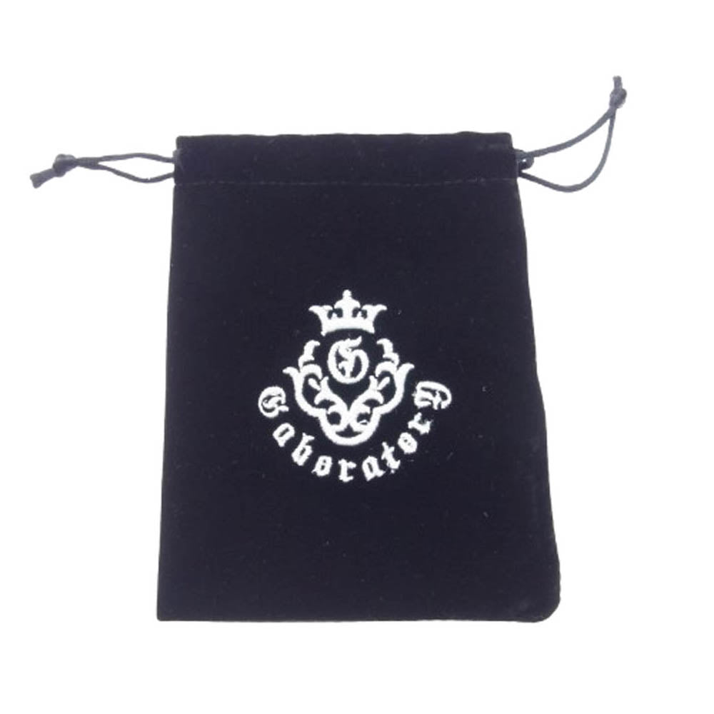 GABOR ガボール ギャランティ付属 Gaboratory ガボラトリーホールディング Single Skull With All Skulls Links Necklace シングルスカル ウィズ オールスカルリンク 18スカル ネックレス シルバー系【中古】