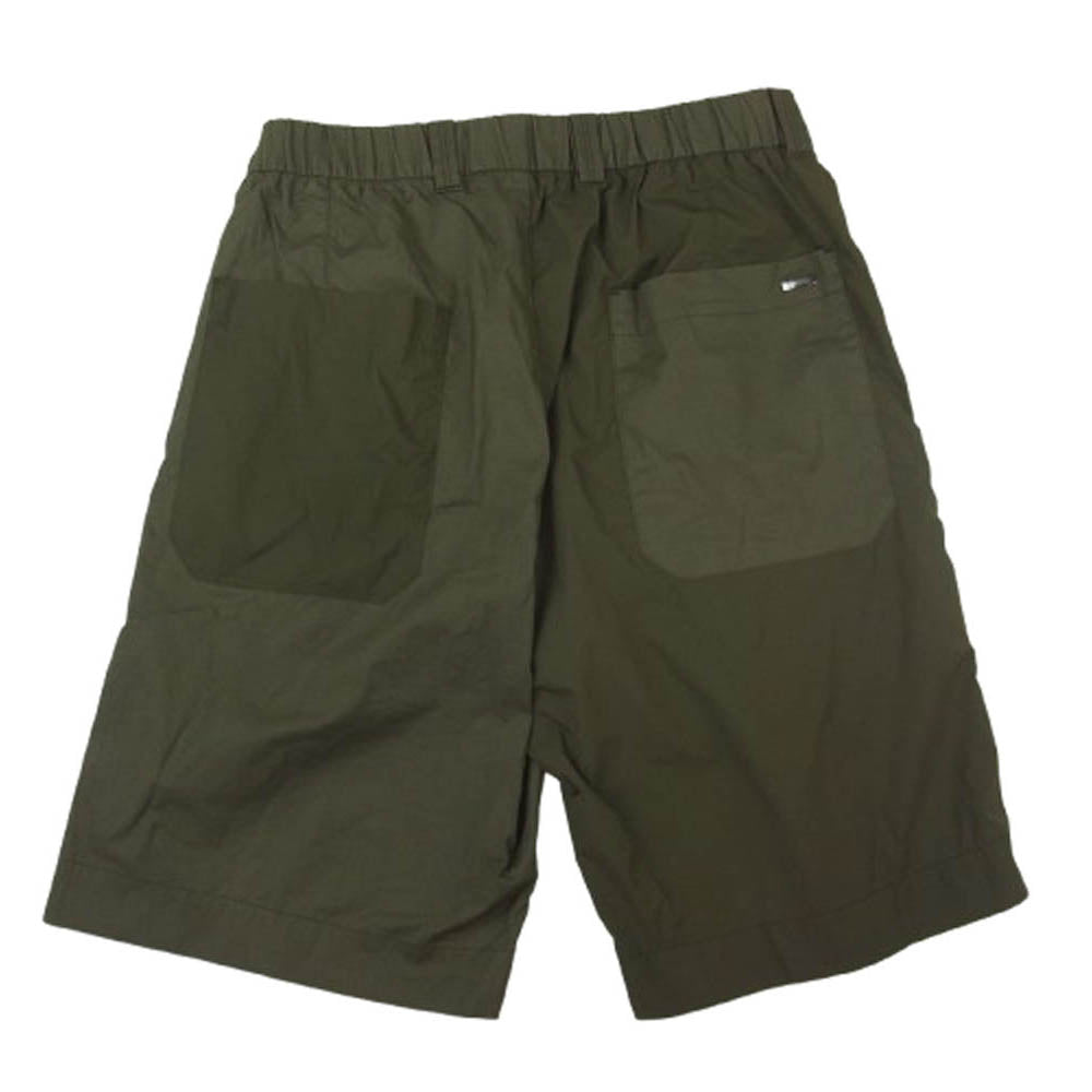 Herno ヘルノ PT000029U-13164-7730 LIGHT COTTON STRETCH ULTRALIGHT CREASE ストレッチコットン ハーフ ショート パンツ ショーツ カーキ系 XS【中古】