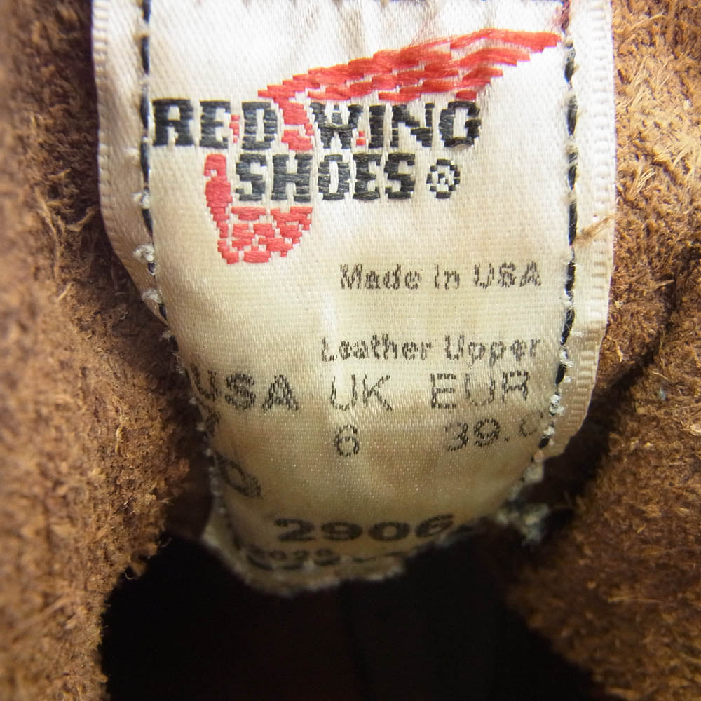 RED WING レッドウィング 2906 ブラウン系 US7D【中古】
