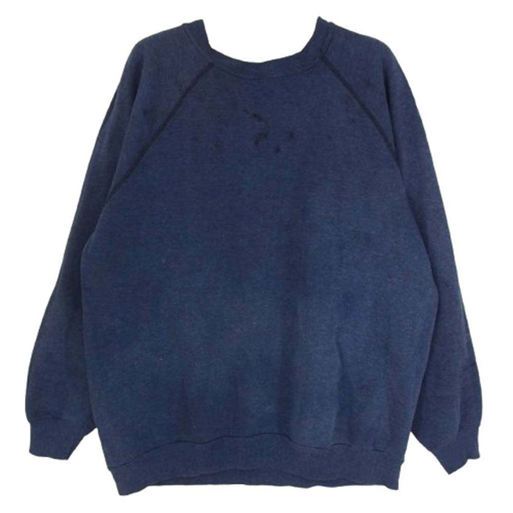 ヴィンテージ 70s 80s ARTEX University of Hawaii ハワイ大学 カレッジプリント ラグラン スウェット ネイビー系 XL【中古】