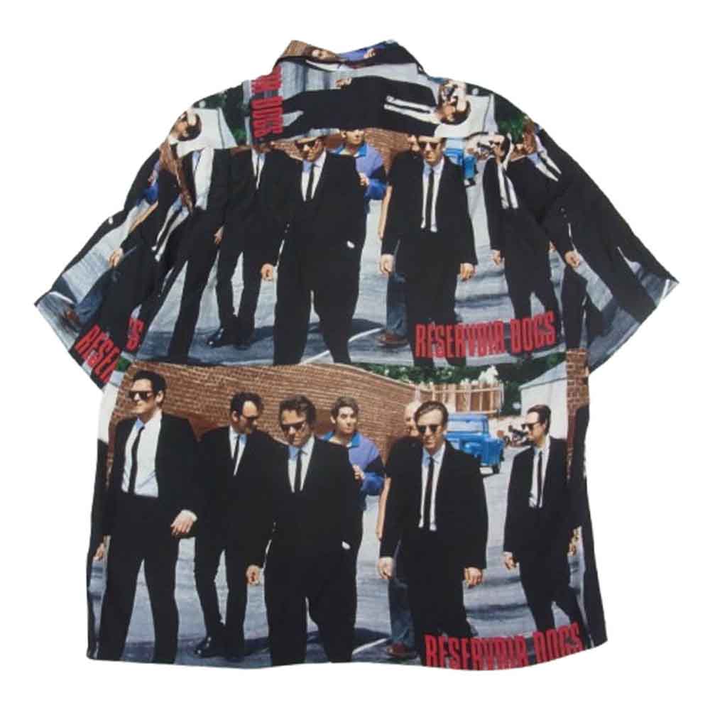 WACKO MARIA ワコマリア RD-WM-HI02 RESERVOIR DOGS / S/S HAWAIIAN SHIRT (TYPE-2) レザボア ドッグス ハワイアン アロハ シャツ ブラック系 L【美品】【中古】