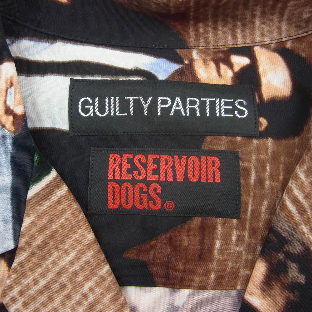 WACKO MARIA ワコマリア RD-WM-HI02 RESERVOIR DOGS / S/S HAWAIIAN SHIRT (TYPE-2) レザボア ドッグス ハワイアン アロハ シャツ ブラック系 L【美品】【中古】