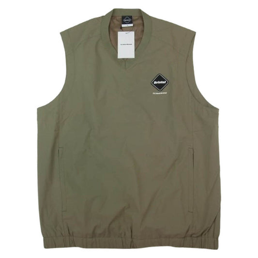 F.C.R.B. エフシーアールビー 24SS FCRB-240056 VENTILATION TRAINING VEST ベンチレーション トレーニング ベスト ベージュ系 S【新古品】【未使用】【中古】
