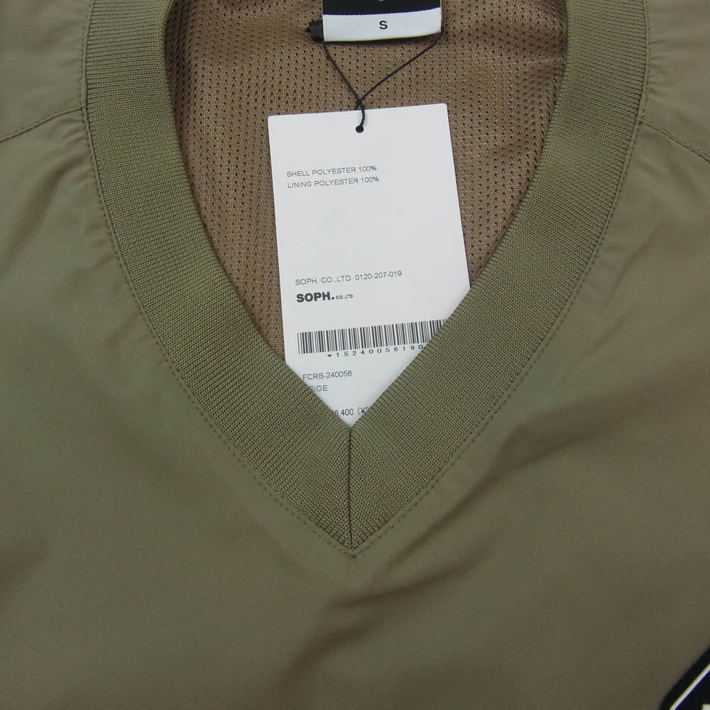 F.C.R.B. エフシーアールビー 24SS FCRB-240056 VENTILATION TRAINING VEST ベンチレーション トレーニング ベスト ベージュ系 S【新古品】【未使用】【中古】