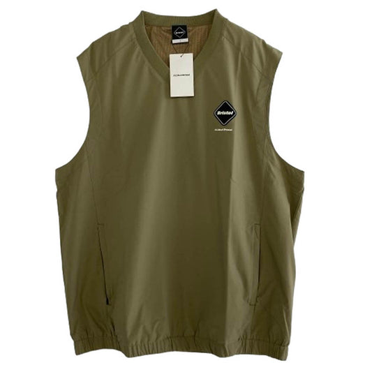 F.C.R.B. エフシーアールビー 24SS FCRB-240056 VENTILATION TRAINING VEST ベンチレーション トレーニング ベスト L カーキ系 L【新古品】【未使用】【中古】