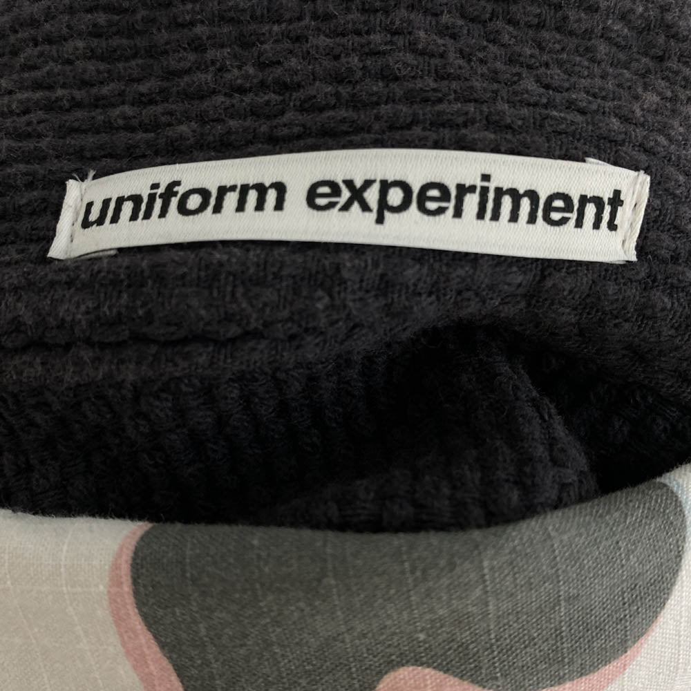 uniform experiment ユニフォームエクスペリメント 24AW UE-242028 MOIRE CAMOUFLAGE REVERSIBLE HAORI モワレカモフラ リバーシブル 羽織 ジャケット グレー系 3【極上美品】【中古】