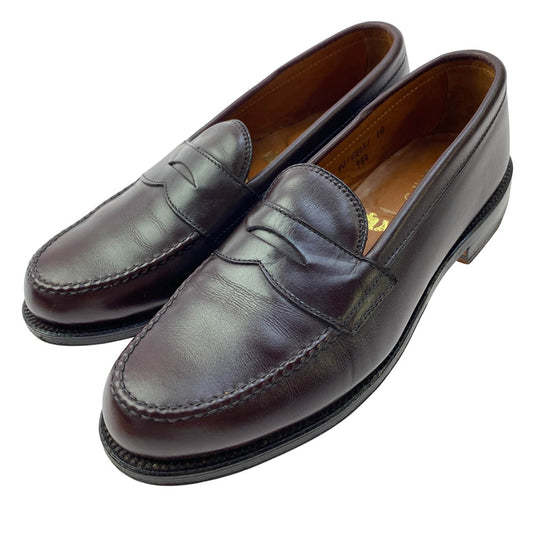 ALDEN オールデン 984 CALF PENNY LOAFER カーフレザー コイン ペニーローファー 革靴 バーガンディ バーガンディ系 8.5【中古】