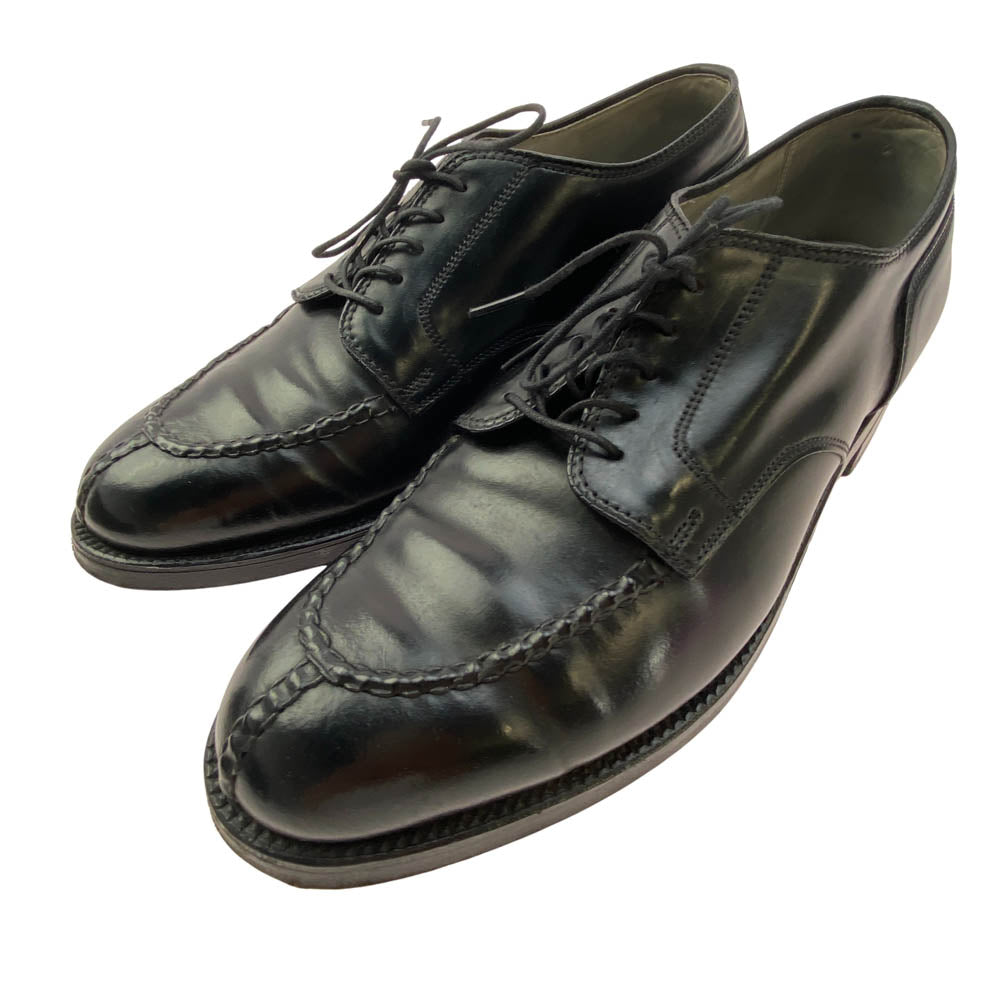 ALDEN オールデン 2451 コードバン Uチップ レースアップ レザー シューズ 革靴 ブラック系 7.5【中古】