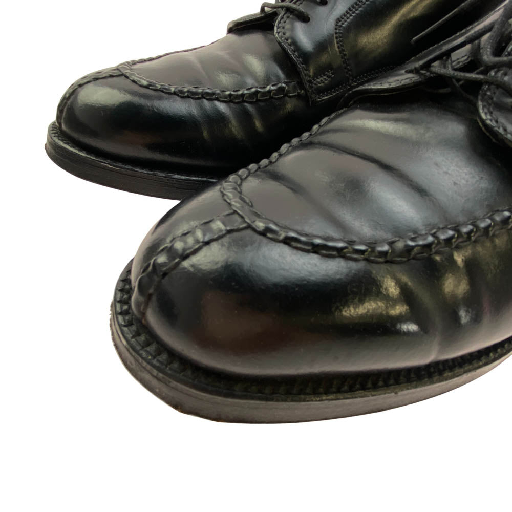 ALDEN オールデン 2451 コードバン Uチップ レースアップ レザー シューズ 革靴 ブラック系 7.5【中古】