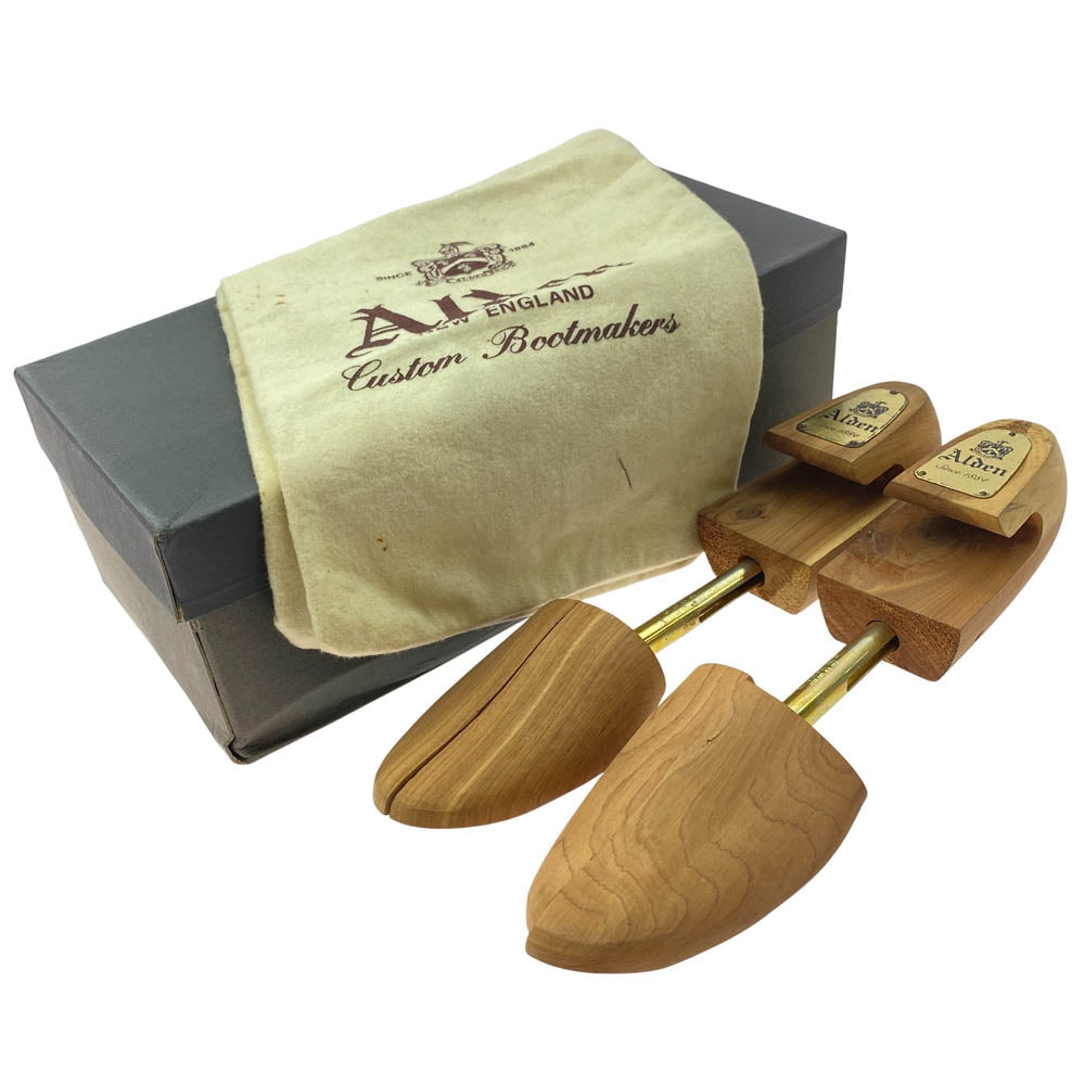 ALDEN オールデン 2451 コードバン Uチップ レースアップ レザー シューズ 革靴 ブラック系 7.5【中古】