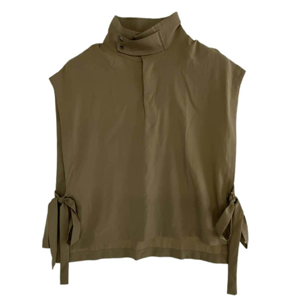 リョウ タカシマ ウール プルオーバー ハイネック ベスト グレー系 FREE【中古】