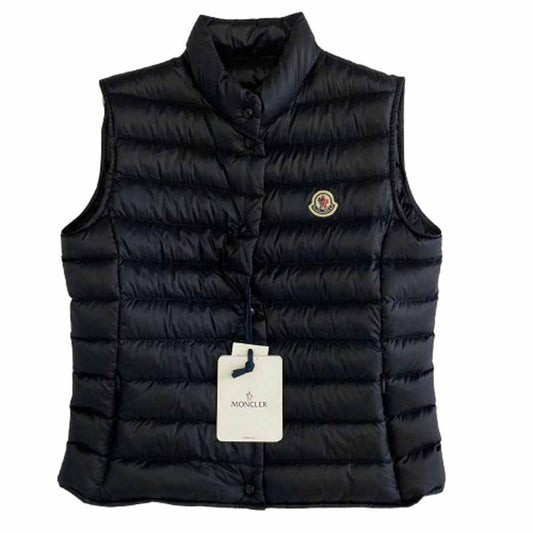 MONCLER モンクレール J20931A10200 LIANE ロゴワッペン ナイロン ダウン ベスト ブラック系 3【極上美品】【中古】