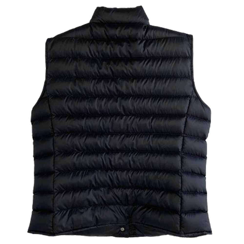 MONCLER モンクレール J20931A10200 LIANE ロゴワッペン ナイロン ダウン ベスト ブラック系 3【極上美品】【中古】