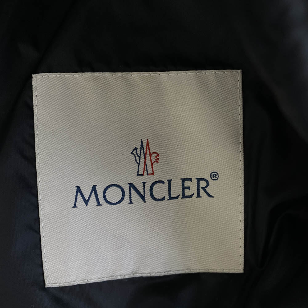 MONCLER モンクレール J20931A10200 LIANE ロゴワッペン ナイロン ダウン ベスト ブラック系 3【極上美品】【中古】