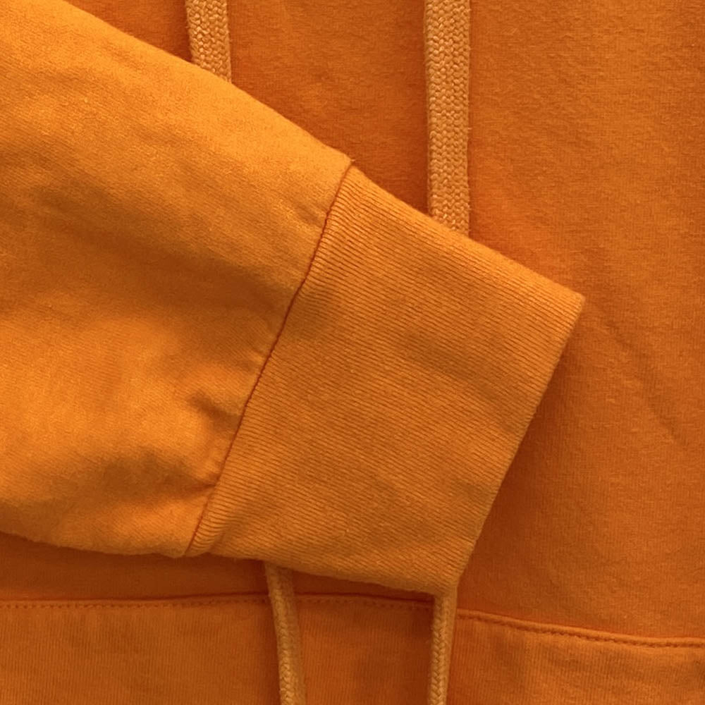 CHROME HEARTS クロムハーツ（原本無） × OFF-WHITE オフホワイト HD PLVR V OFF WHITE ロゴ バックプリント プルオーバー パーカー オレンジ系 XXL【中古】