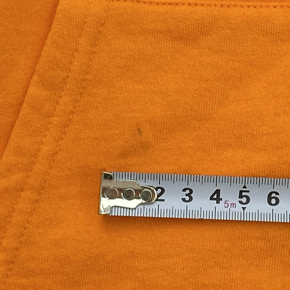 CHROME HEARTS クロムハーツ（原本無） × OFF-WHITE オフホワイト HD PLVR V OFF WHITE ロゴ バックプリント プルオーバー パーカー オレンジ系 XXL【中古】