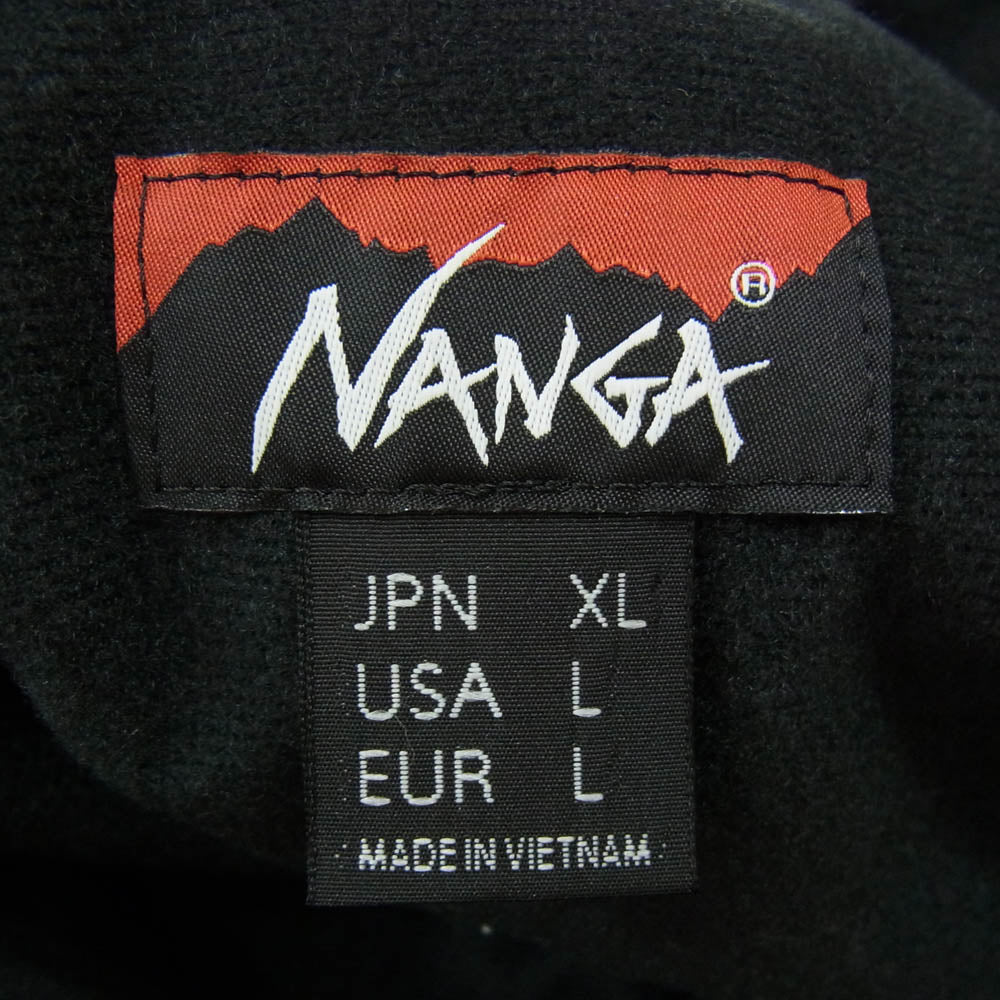 NANGA ナンガ NW2441-1I401-A WARM JOGGER PANTS ウォーム ジョガー パンツ ブラック系 XL【中古】