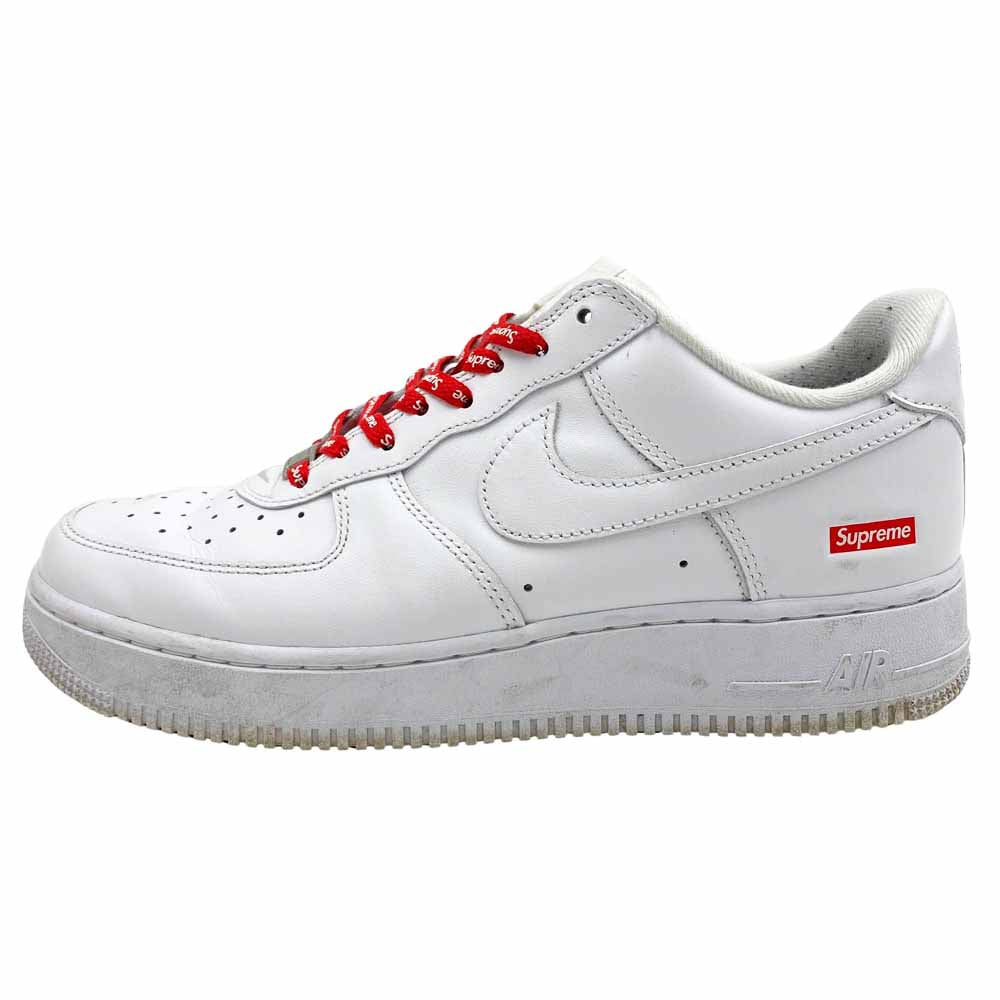 Supreme シュプリーム 25AW CU9225-100 Nike Air Force 1 Low ナイキ エアフォース1 ロー スニーカー ホワイト系 27cm【中古】
