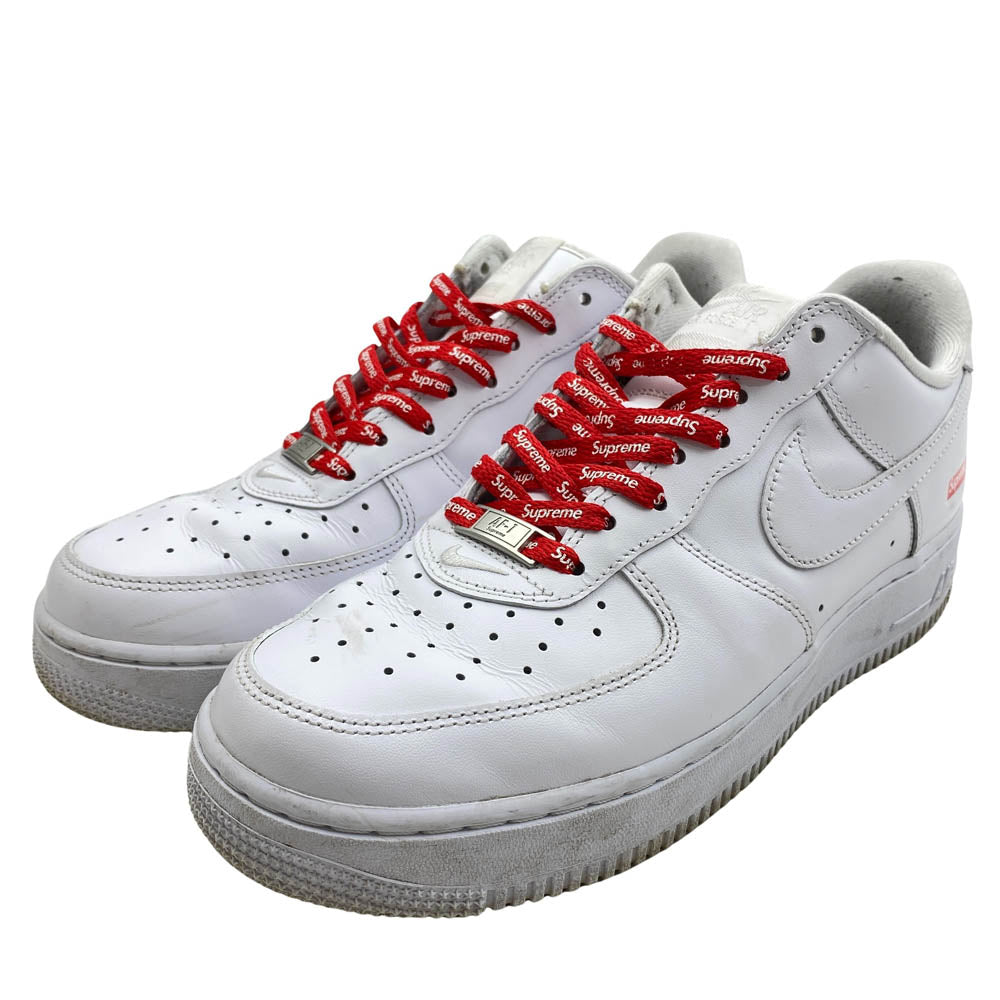 Supreme シュプリーム 25AW CU9225-100 Nike Air Force 1 Low ナイキ エアフォース1 ロー スニーカー ホワイト系 27cm【中古】
