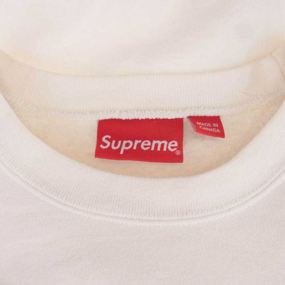 Supreme シュプリーム 21SS Gonz Logo Crewneck ゴンズ ロゴ クルーネック スウェット ホワイト系 XL【中古】