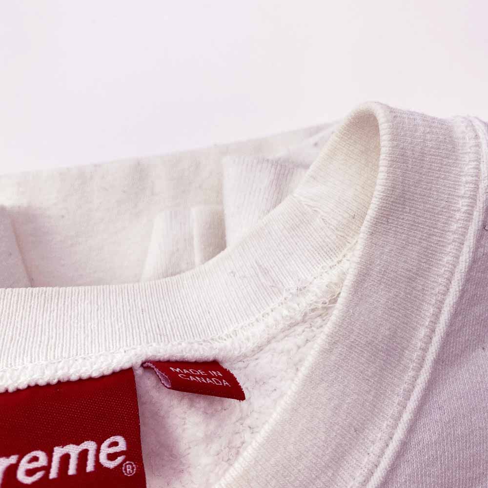 Supreme シュプリーム 21SS Gonz Logo Crewneck ゴンズ ロゴ クルーネック スウェット ホワイト系 XL【中古】