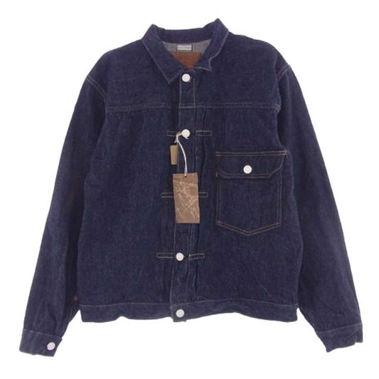 WAREHOUSE ウエアハウス 2001 T BACK STYLE ONE WASH Tバック ワンウォッシュ トラッカー デニム ジャケット インディゴブルー系 38【極上美品】【中古】