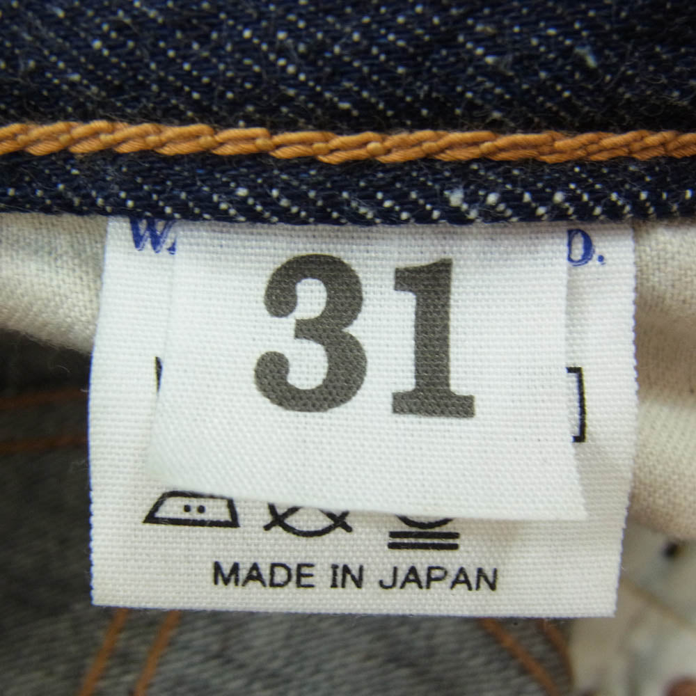 WAREHOUSE ウエアハウス 1001XX ダックディガー デニム パンツ インディゴブルー系 31【極上美品】【中古】