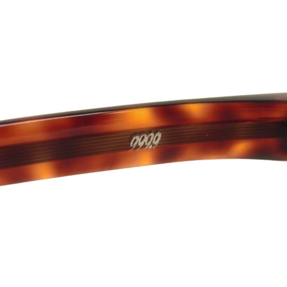 フォーナインズ NP-91 度入りレンズ スクエア 眼鏡 アイウェア ブラウン系 53□18 137【中古】