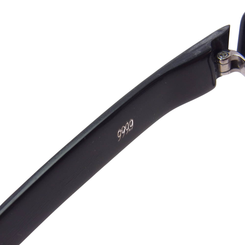 フォーナインズ NP-17 度入りレンズ スクエア メガネ 眼鏡 アイウェア ブラック系 54□16　138【中古】