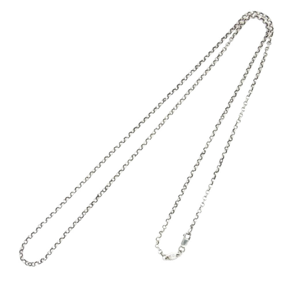 CHROME HEARTS クロムハーツ（原本無） NECKCHAIN 24INCH 24インチ ロール チェーン ネックレス シルバー系【中古】