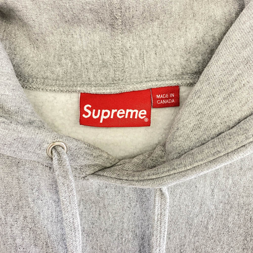 Supreme シュプリーム 16SS Alessandro Mendini アレッサンドロ メンディーニ Mendini Gun Hooded Sweatshirt ガン プリント フーディ スウェット パーカー グレー系 L【中古】