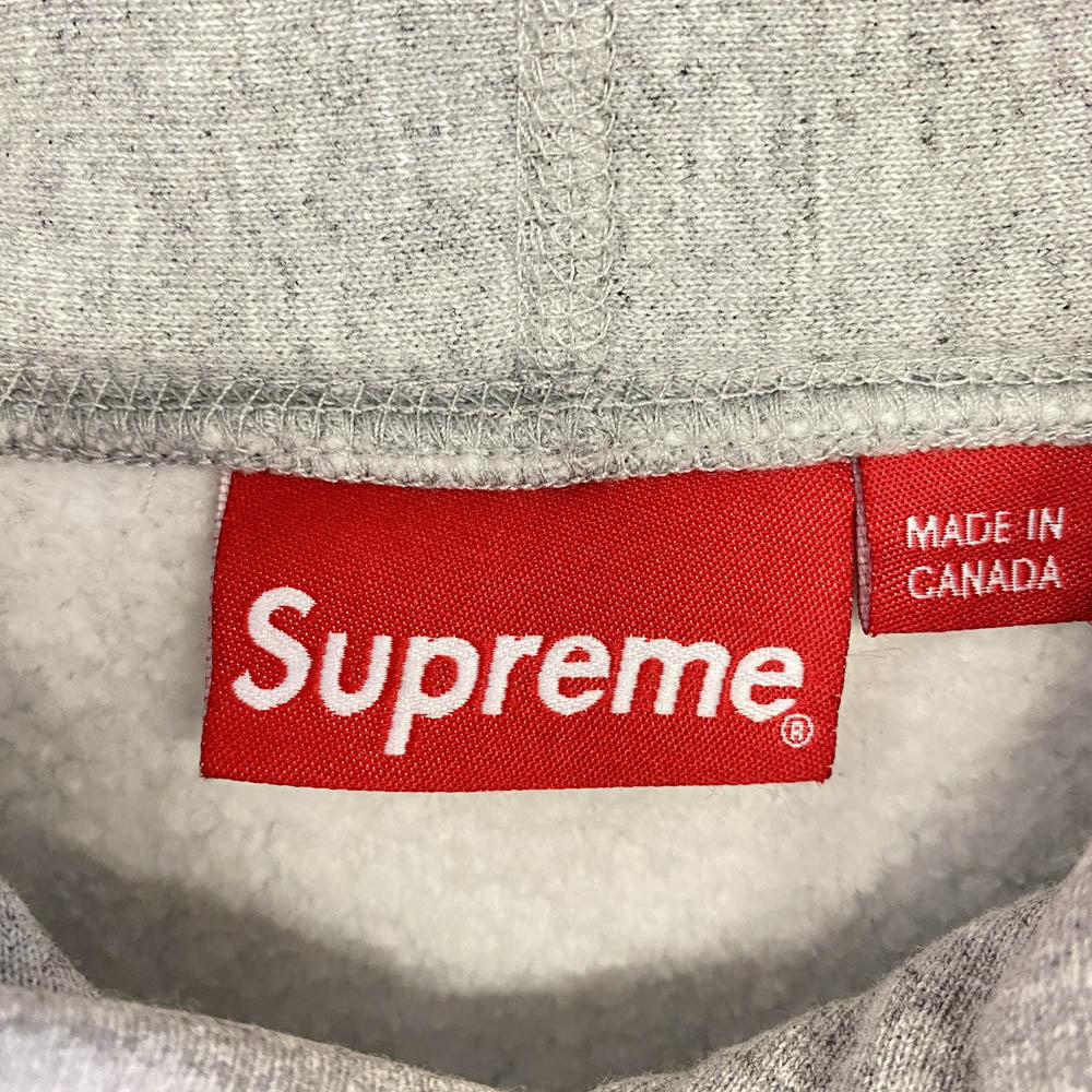 Supreme シュプリーム 16SS Alessandro Mendini アレッサンドロ メンディーニ Mendini Gun Hooded Sweatshirt ガン プリント フーディ スウェット パーカー グレー系 L【中古】