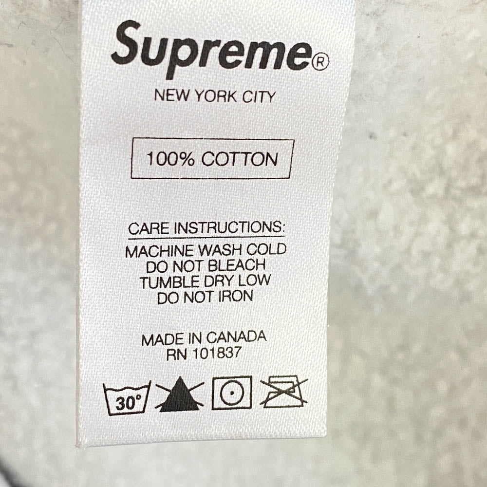 Supreme シュプリーム 16SS Alessandro Mendini アレッサンドロ メンディーニ Mendini Gun Hooded Sweatshirt ガン プリント フーディ スウェット パーカー グレー系 L【中古】