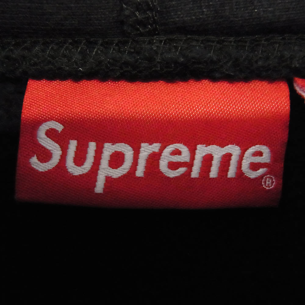 Supreme シュプリーム 19AW S Logo Hooded Sweatshirt Sロゴ フーデッド スウェットシャツ プルオーバー パーカー ブラック系 L【中古】
