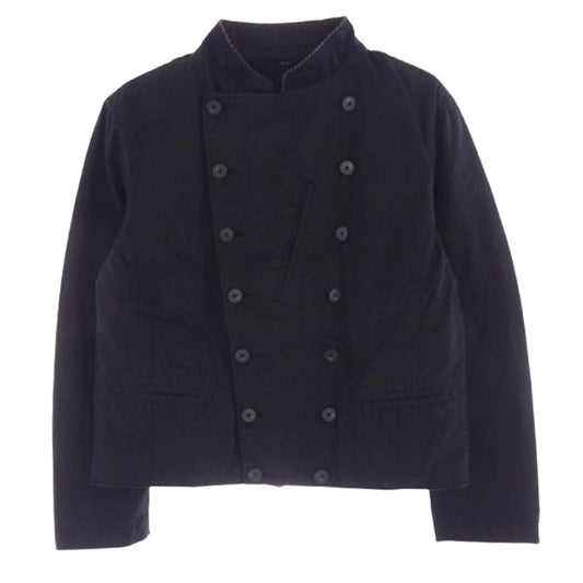 PORTER CLASSIC ポータークラシック PC-057-1722 PARAFFIN CORDUROY DOUBLE RIDERS JACKET パラフィン加工 コーデュロイ ダブル ライダース ジャケット ブラック系 M【中古】