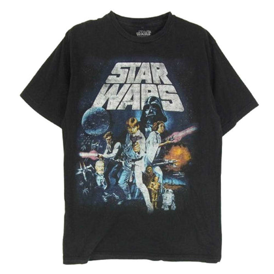 ヴィンテージ STAR WARS スターウォーズ プリント Tシャツ MAD ENGINE ブラック系 MD【中古】