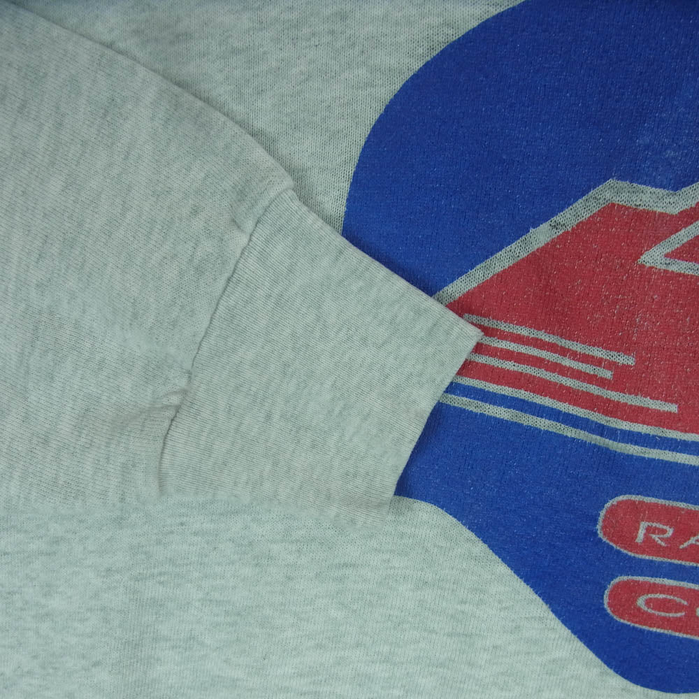 ヴィンテージ 90s FRUIT OF THE LOOM プリント スウェット トレーナー グレー系 サイズ表記なし【中古】