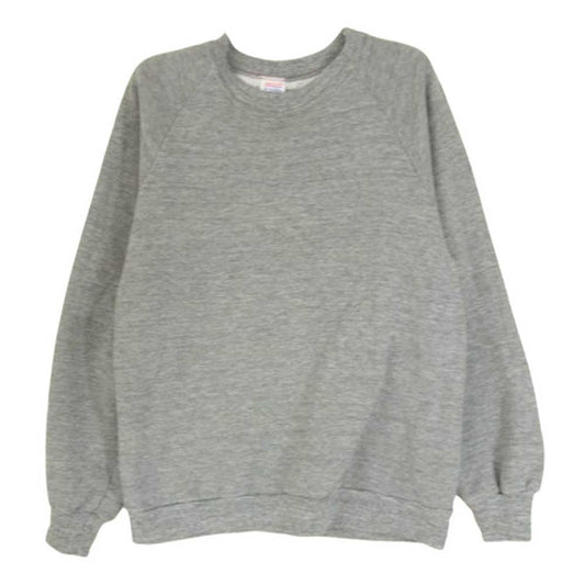 ヴィンテージ 80s USA製 JERZEES ジャージーズ ラグラン スウェット グレー系 S【中古】