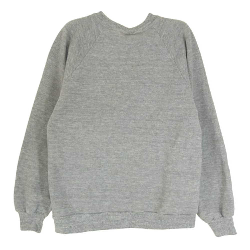 ヴィンテージ 80s USA製 JERZEES ジャージーズ ラグラン スウェット グレー系 S【中古】