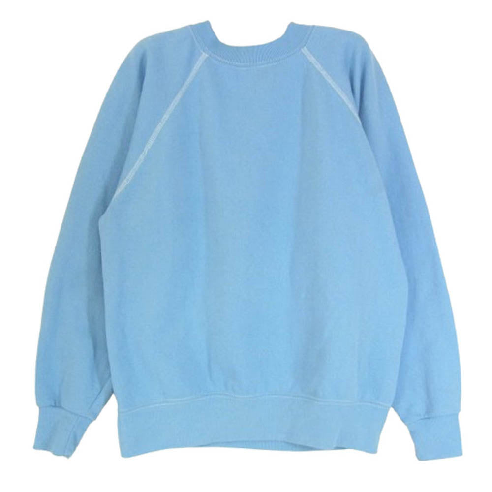 ヴィンテージ 80s DISNEY CASUALS MICKEY MOUSE ミッキーマウス スウェット ライトブルー系 S【中古】