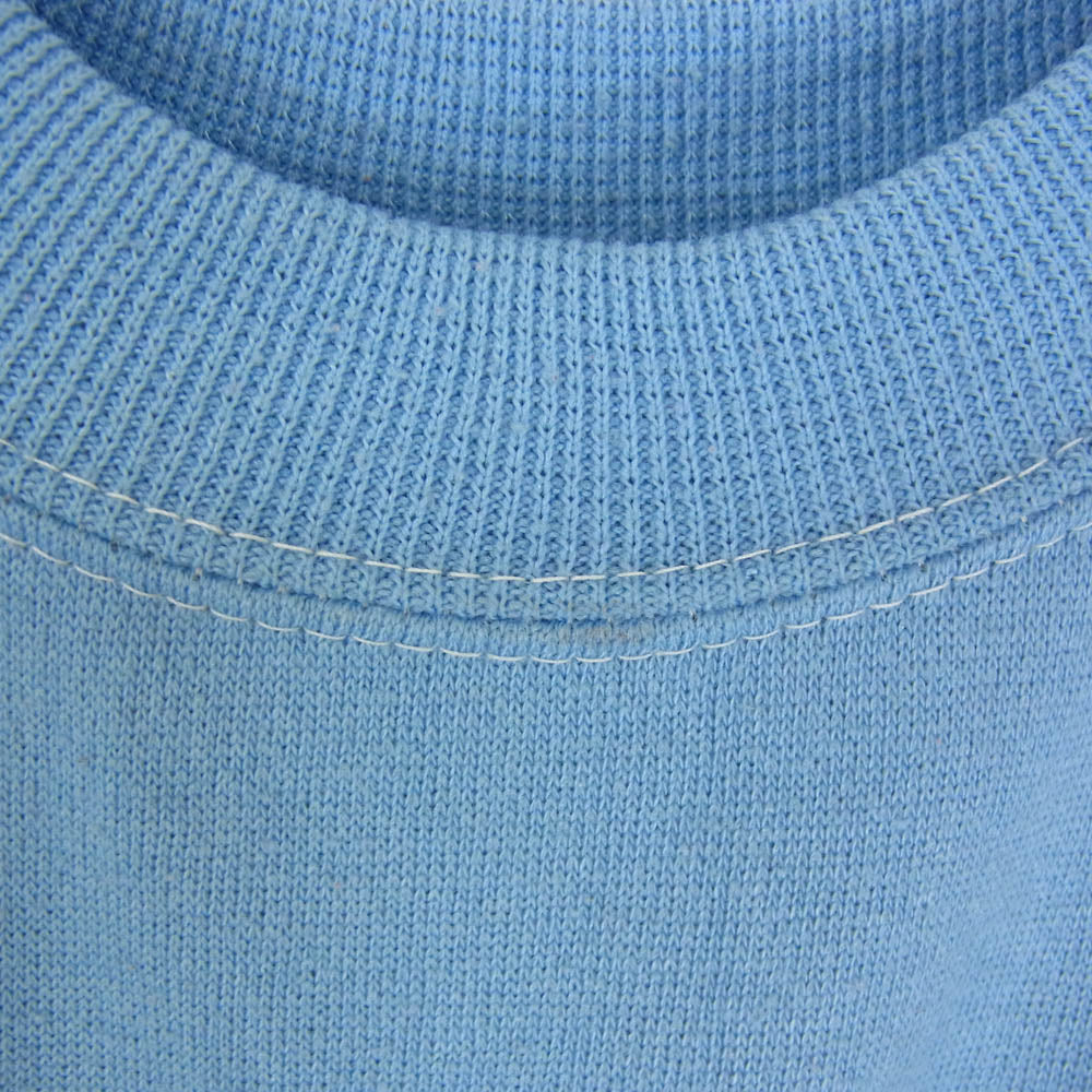 ヴィンテージ 80s DISNEY CASUALS MICKEY MOUSE ミッキーマウス スウェット ライトブルー系 S【中古】