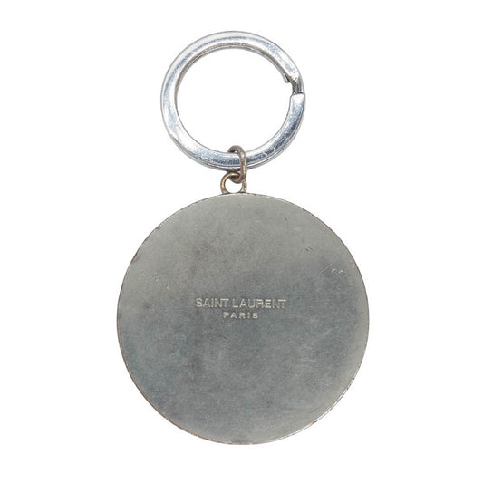 SAINT LAURENT サンローラン LOVE 1971 ラブ キーリング キーホルダー ブルー系【中古】