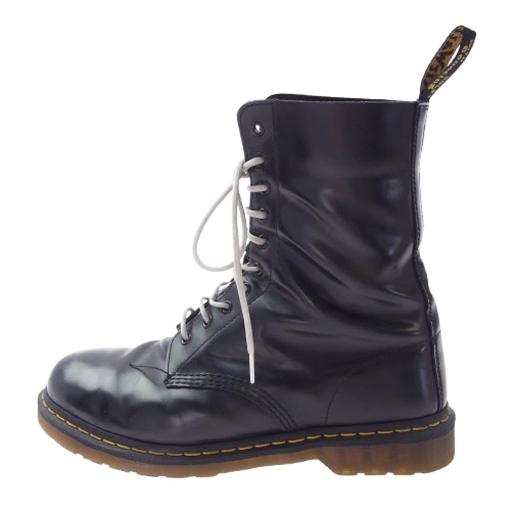 Dr.Martens ドクターマーチン 1490 10ホール レザー ブーツ ブラック系 UK10【中古】