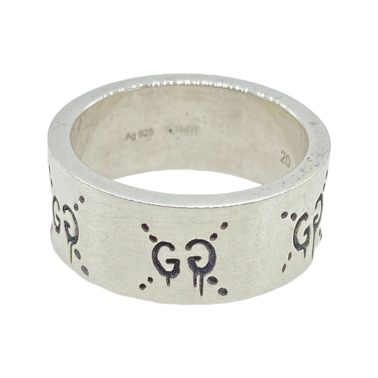 GUCCI グッチ ゴースト シルバー 925 リング シルバー系 19号【美品】【中古】